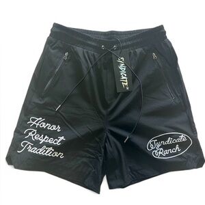 Black Men's Shorts honor respect shorts Sz various